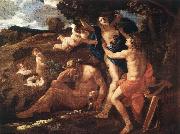 Nicolas Poussin Apollo and Daphne 1625Oil on canvas Sweden oil painting reproduction